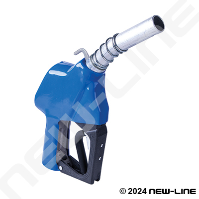 Cold Temp Fuel Nozzle Blue (with Hold Open Rack & Hook)