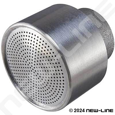 Metal Deluxe Shower Head with GHT Thread