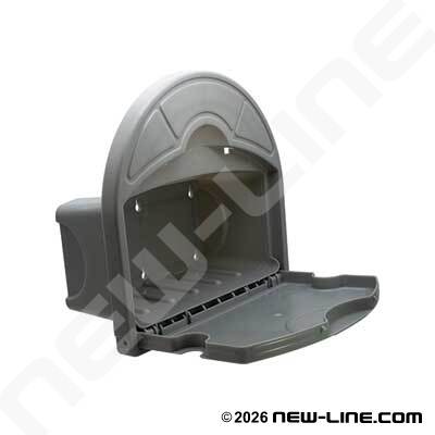 Polypropylene Hose Hanger With Cabinet For 5/8" X 150'