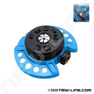 5-Metal 9-Pattern Stationary Turret Sprinkler