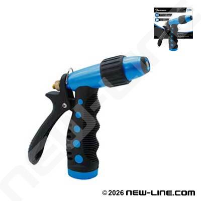 Blue 5-Metal Adjustable Back Trigger Lever Nozzle