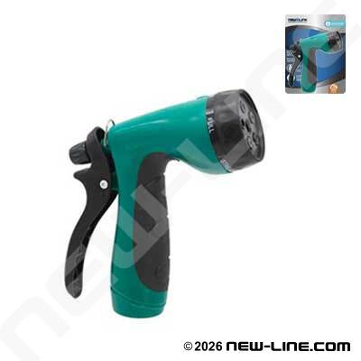 Poly Rear Trigger 5-Pattern Nozzle w/ Insulated Grip
