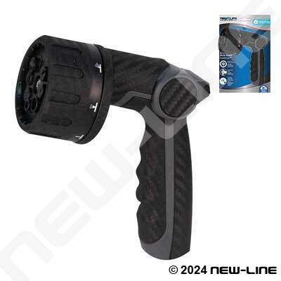 Thumb Control Metal 8 Pattern Nozzle w/ Insulated Grip