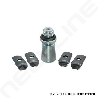 LockNLube 4-Jaw Grease Quick Coupler Rebuild Kit