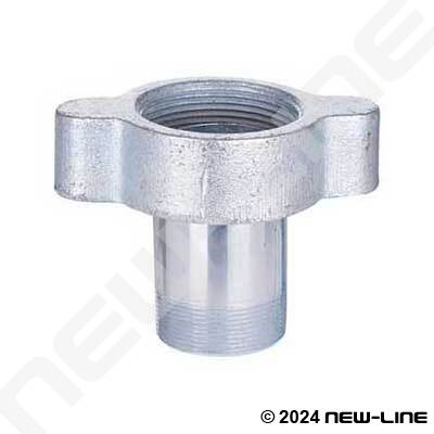 Ground Joint Male NPT Outlet Adapter