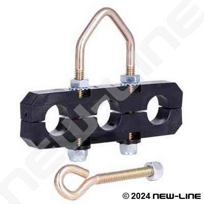 3-Hole Air Brake Support with Eyebolt