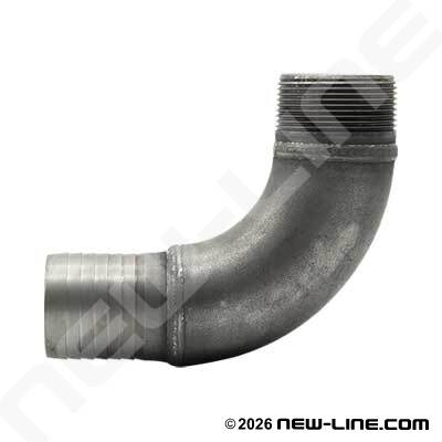 Hose Barb x Male NPT 90°