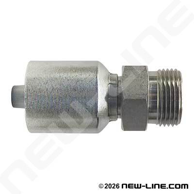 Nexus N1 Crimp Coupling x Male BSPP Rigid (60° Cone)
