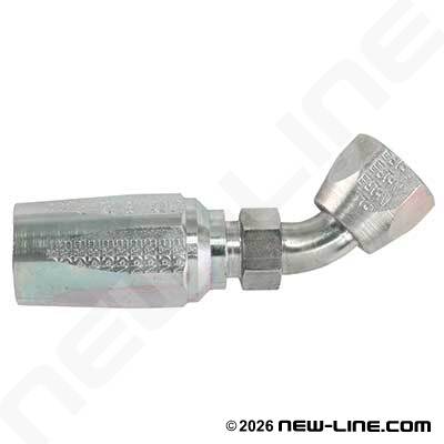 2SC Field Attachable x Female JIC Swivel 45°