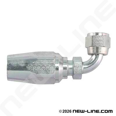 2SC Field Attachable x Female JIC Swivel 90°