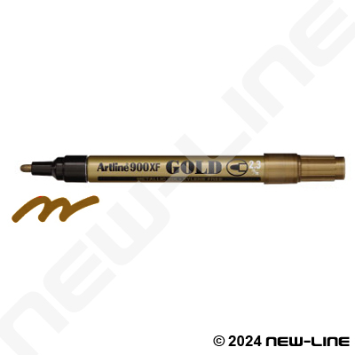 Gold Jiffy EK900 Artline Metallic Ink Marker