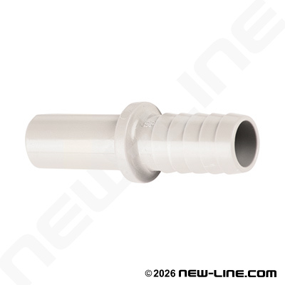 John Guest Polypro Tube Stem x Hose Barb