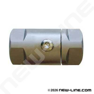 Female NPT Stem x Female NPT Straight Live Swivel