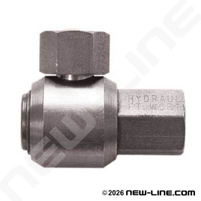 Female NPT Stem x Female NPSM 90° Live Swivel
