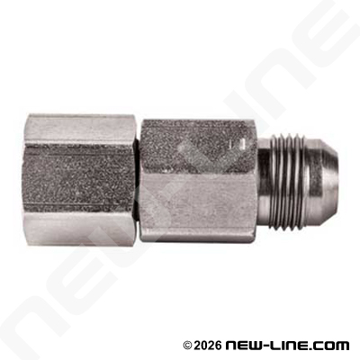 Male JIC Barrel x Female NPT Live Swivel