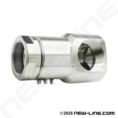 Female NPT Stem x Female NPT 90° Live Swivel