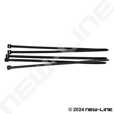 Black Nylon Cable Tie Zap Straps