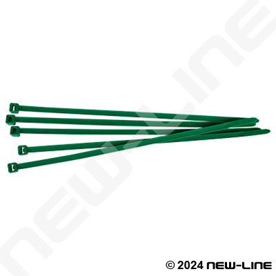 Green Nylon Cable Tie Zap Straps