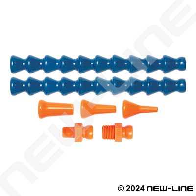 Complete Modular Tubing Kits/Assorted Nozzles, Connectors