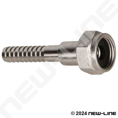 Hose x Female GHT Stainless Steel Live Swivel