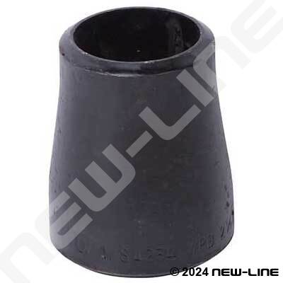 NEW 4X3 INCH REDUCING COUPLING SCH40 BLACK STEEL WELD FITTING