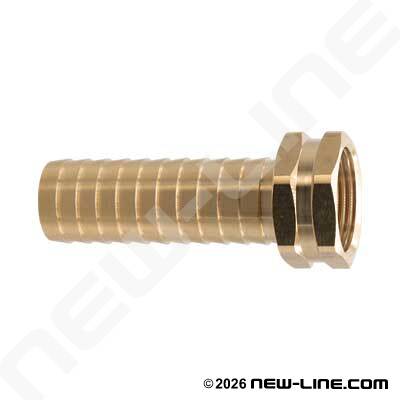 Brass (Machined) Female NPSM/NPSH Long Shank (1" size)