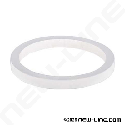 White PE Buttress Replacement Gasket