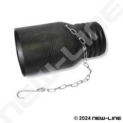 Rubber Oval Exhaust Adapter