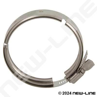 Clamp Dairy 2'' stainless 304 triclamp 1.5 nut Exhaust maple 2x 
