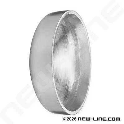 304 Stainless Steel A270 Weld End Cap