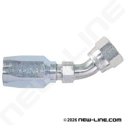R5 Aeroquip Field Attachable x Female ORFS 45° Bend