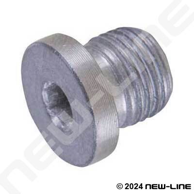 Stainless Male BSPP Countersunk Plug