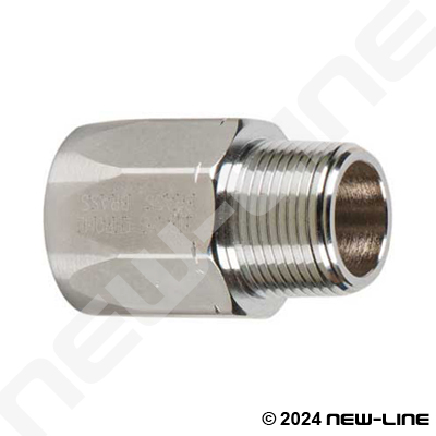 Permanent Chrome Internal Expansion Fitting - Solid Male NPT