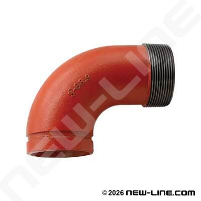 Grooved x Male NPT Standard 90° Elbow