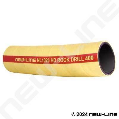 Yellow Heavy Duty Rock Drill Air /Oil Resistant Tube 400 PSI