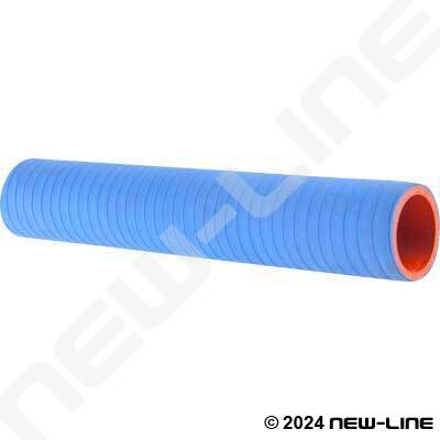Straight Reinforced Silicone Heater Coolant or Turbo Inlet Hose 500mm piece ID 16mm Blue 