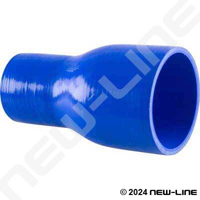 Heater Coolant Water Silicone Hose Straight Reducing Piece 42mm > 32mm Blue