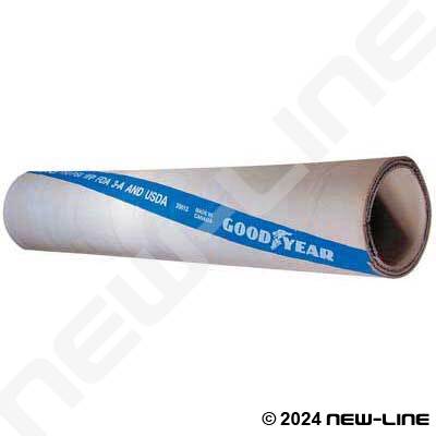 ContiTech White Flexwing Rubber Transfer Hose - Nitrile Tube