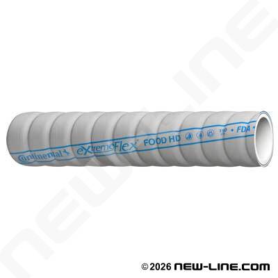 Grey ContiTech Extremeflex Food HD Transfer - Nitrile Tube