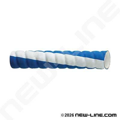 Blue Flat Corrugated Food Transfer 150 - Nitrile Tube