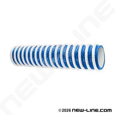 Blue/White Helix Food Transfer 150 - Nitrile Tube