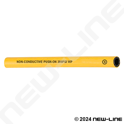 Yellow Rubber Push-On Hose