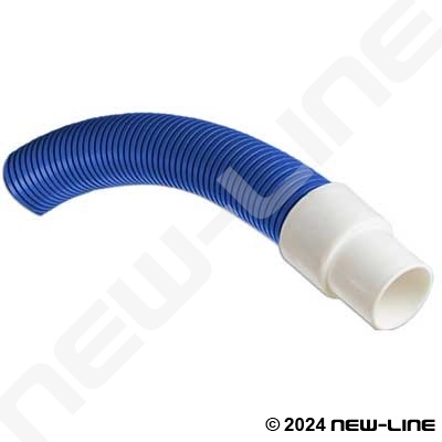 Blue Heavy Duty Commercial Vacuum Hose with Cuffs