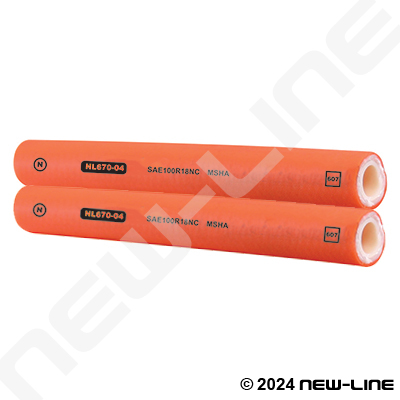 SAE100R7 Twin Orange Non-Conductive Thermoplastic