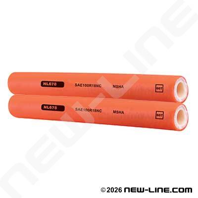 SAE100R18 Orange Non-Conductive Twinline - 3000 PSI