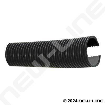 Black Polypropylene Split Loom Cable / Wire Harness