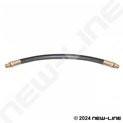 Type 1 Rubber Propane Hose w/ Male Inverted Flare x POL