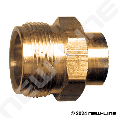 Brass CGA Disposable Cylinder x 1/4" FNPT Adapter