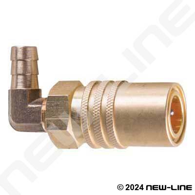 90° Barb x Injection Coupler