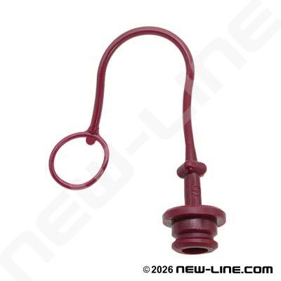Vinyl/Rubber Dust Plug For 7241-1A Coupler